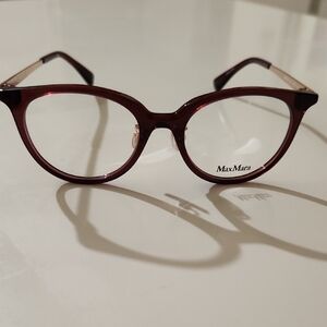 MaxMara Women's Cat-Eye Glasses in Burgundy